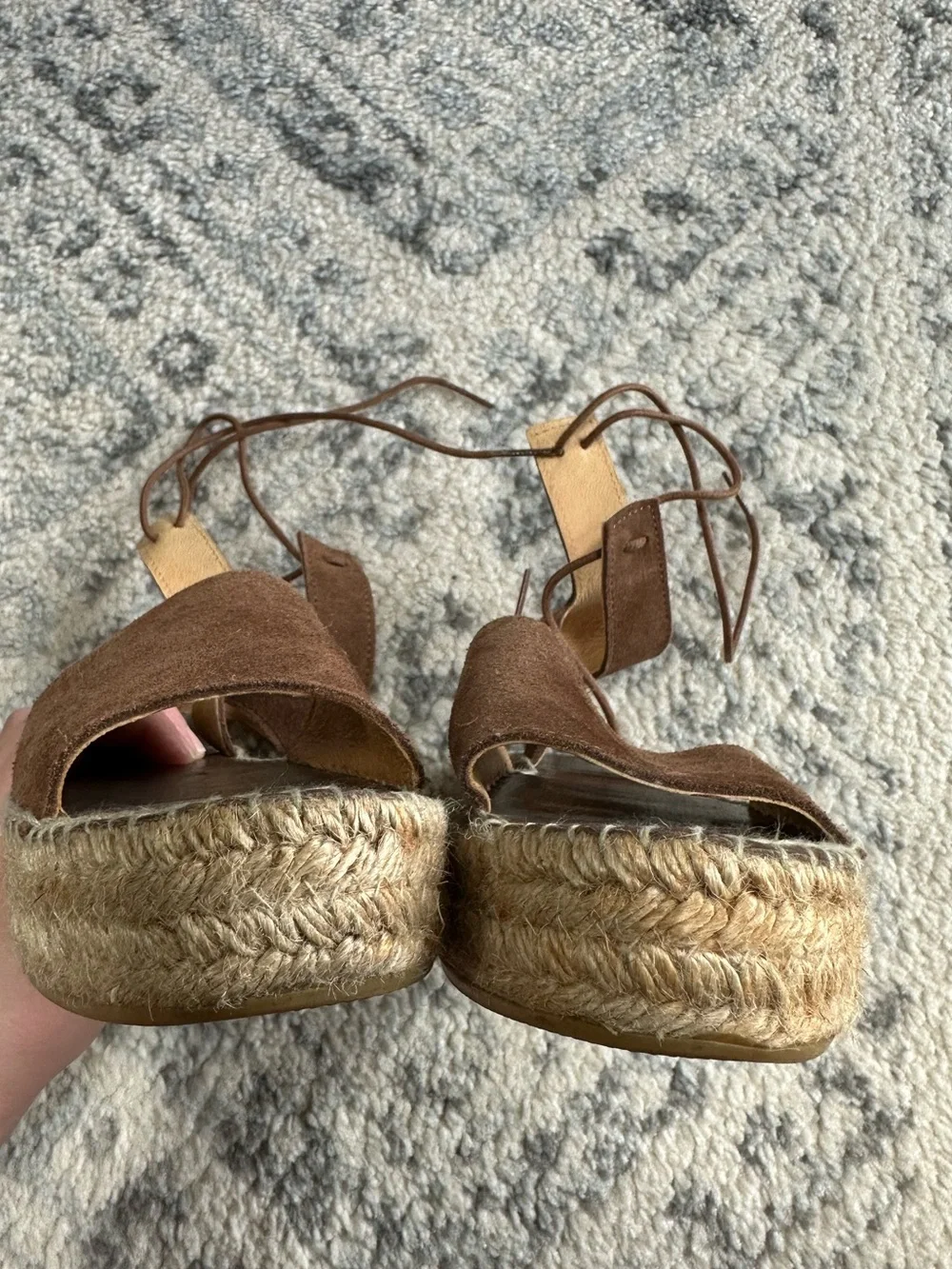 Andre Assous Sabina Suede Espadrille, Size 36